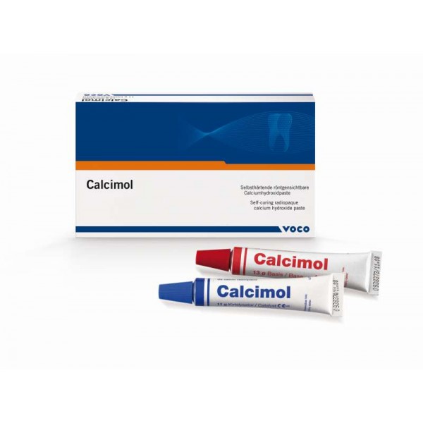 root canal blockage - endodontic materials - Calcimol - tube 2 pcs. Έμφραξη ριζικών σωλήνων