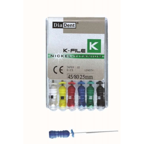 K-FILES Ενδοδοντικά εργαλεία χειρός 25mm